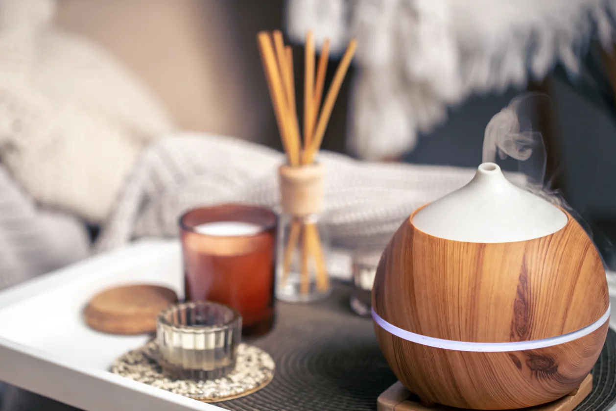 aromatherapy diffuser in home setting
